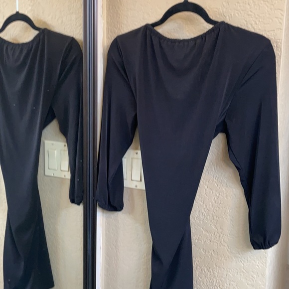 Michael Kors black jersey mini dress size M - Picture 10 of 10